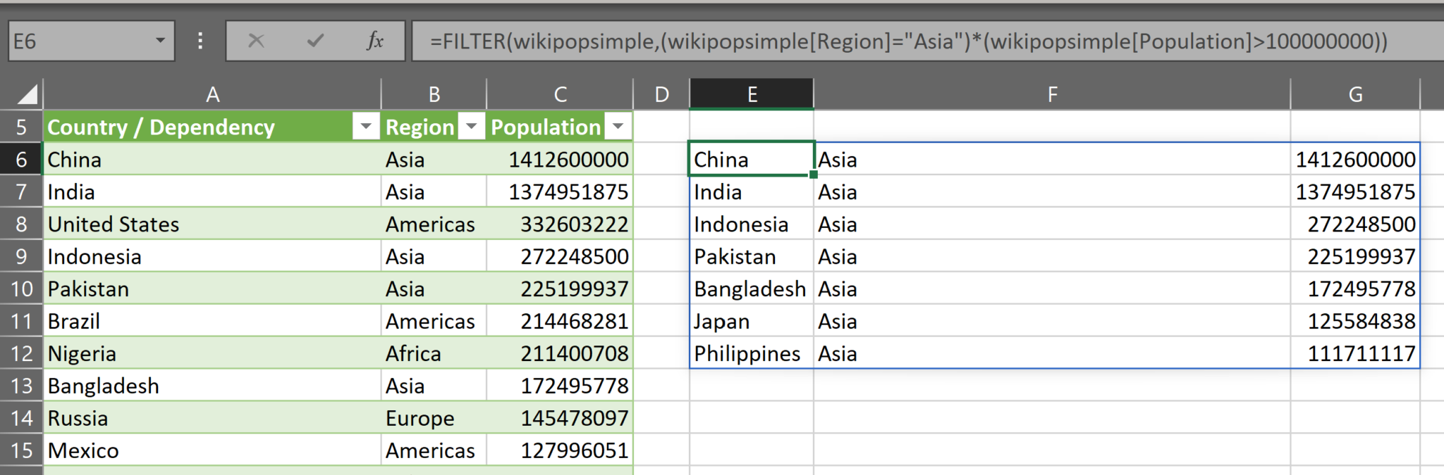 excellambdaRECURSIVEFILTER Use Excel’s FILTER function with dynamic